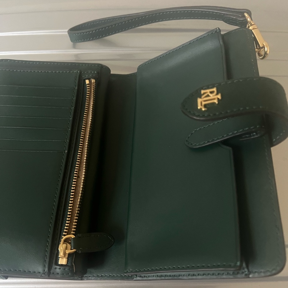 Ralph Lauren forest green wallet